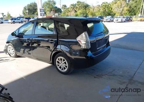 2012 Toyota Prius V Three from USA, damaged, VIN JTDZN3EU7C3079174